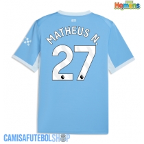 Camisa de time de futebol Manchester City Matheus Nunes #27 Replicas 1º Equipamento 2026-27 Manga Curta